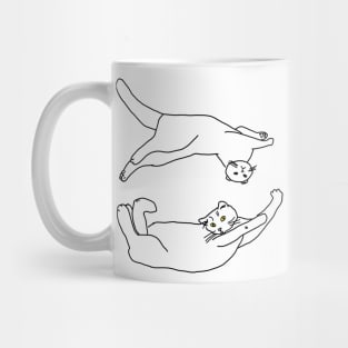 These cute cats are best friends! Mug